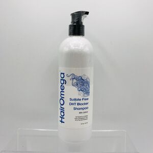 Hair Omega DHT Blocker Shampoo Caffeine Loss Growth Sulfate Free NEW SEALED474ml